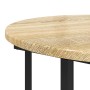 Mesa auxiliar de 2 piezas de madera de roble Sonoma y metal de , Mesas auxiliares - Ref: Foro24-869715, Precio: 66,51 €, Desc...