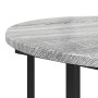 Mesa Lateral 2 pcs Gris Sonoma de Madera y Metal de , Mesas auxiliares - Ref: Foro24-869717, Precio: 68,44 €, Descuento: %