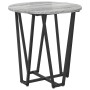 Mesa auxiliar de 2 piezas en gris Sonoma, hecha de madera y metal de , Mesas auxiliares - Ref: Foro24-869723, Precio: 55,83 €...