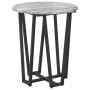 Mesa auxiliar de 2 piezas en gris Sonoma, hecha de madera y metal de , Mesas auxiliares - Ref: Foro24-869723, Precio: 55,83 €...