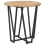 Mesa Lateral de 2 Piezas en Madera de Roble y Metal de , Mesas auxiliares - Ref: Foro24-869725, Precio: 54,24 €, Descuento: %