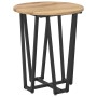 Mesa Lateral de 2 Piezas en Madera de Roble y Metal de , Mesas auxiliares - Ref: Foro24-869725, Precio: 54,24 €, Descuento: %
