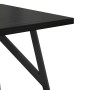 Mesa Auxiliar de 2 piezas en Madera de Roble Negra y Metal de , Mesas auxiliares - Ref: Foro24-869726, Precio: 51,44 €, Descu...
