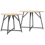 Mesa Auxiliar 2 piezas de Madera de Sonoma y Metal de , Mesas auxiliares - Ref: Foro24-869727, Precio: 48,87 €, Descuento: %