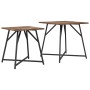 Mesas Auxiliares Roble Ahumado Madera de Roble Maciza Mediana de , Mesas auxiliares - Ref: Foro24-869728, Precio: 48,87 €, De...