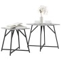 Mesa Auxiliar 2 pcs Gris Sonoma de Madera y Metal de , Mesas auxiliares - Ref: Foro24-869729, Precio: 50,17 €, Descuento: %
