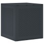 Caja de Almacenamiento Antracita 55x53x57 cm PP de , Cajas de almacenaje para exteriores - Ref: Foro24-870579, Precio: 54,76 ...