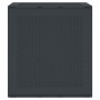 Caja de Almacenamiento Antracita 55x53x57 cm PP de , Cajas de almacenaje para exteriores - Ref: Foro24-870579, Precio: 54,76 ...