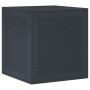 Caja de Almacenamiento Antracita 55x53x57 cm PP de , Cajas de almacenaje para exteriores - Ref: Foro24-870579, Precio: 54,76 ...