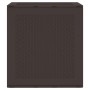 Caja de Almacenamiento Marrón 55x53x57 cm PP von , Aufbewahrungsboxen für den Außenbereich - Ref: Foro24-870580, Preis: 58,76...