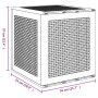 Caja de Almacenamiento Marrón 55x53x57 cm PP von , Aufbewahrungsboxen für den Außenbereich - Ref: Foro24-870580, Preis: 58,76...