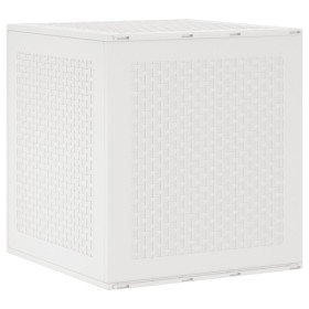 Caja de almacenamiento exterior blanca 55x53x57 cm PP von , Aufbewahrungsboxen für den Außenbereich - Ref: Foro24-870581, Pre...