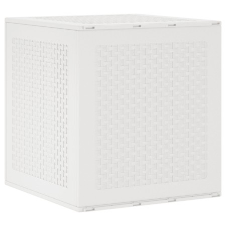 Caja de almacenamiento exterior blanca 55x53x57 cm PP von , Aufbewahrungsboxen für den Außenbereich - Ref: Foro24-870581, Pre...