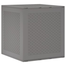 Caja de Almacenamiento Jardín Gris Claro 55x53x57 cm PP von , Aufbewahrungsboxen für den Außenbereich - Ref: Foro24-870582, P...