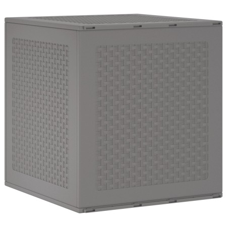 Caja de Almacenamiento Jardín Gris Claro 55x53x57 cm PP von , Aufbewahrungsboxen für den Außenbereich - Ref: Foro24-870582, P...