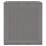 Caja de Almacenamiento Jardín Gris Claro 55x53x57 cm PP von , Aufbewahrungsboxen für den Außenbereich - Ref: Foro24-870582, P...
