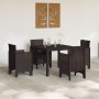 Mesa de Exterior Marrón Polipropileno Cuadrada 1 m Ligera by , Garden tables - Ref: Foro24-871681, Price: 89,31 €, Discount: %