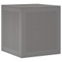 Caja de Almacenamiento Jardín Gris Claro 55x53x57 cm PP von , Aufbewahrungsboxen für den Außenbereich - Ref: Foro24-870582, P...
