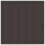 Mesa de Exterior Marrón Polipropileno Cuadrada 1 m Ligera by , Garden tables - Ref: Foro24-871681, Price: 89,31 €, Discount: %