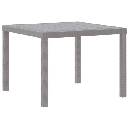 Mesa al Aire Libre Gris Claro Plástico Estándar Duradera by , Garden tables - Ref: Foro24-871683, Price: 92,57 €, Discount: %