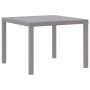 Mesa al Aire Libre Gris Claro Plástico Estándar Duradera by , Garden tables - Ref: Foro24-871683, Price: 92,57 €, Discount: %