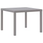 Mesa al Aire Libre Gris Claro Plástico Estándar Duradera by , Garden tables - Ref: Foro24-871683, Price: 92,57 €, Discount: %