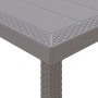 Mesa al Aire Libre Gris Claro Plástico Estándar Duradera by , Garden tables - Ref: Foro24-871683, Price: 92,57 €, Discount: %