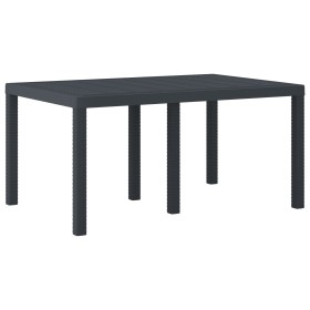 Mesa Exterior Antracita Plástico Mediana Duradera Mesa de Patio de , Mesas de jardín - Ref: Foro24-871684, Precio: 130,52 €, ...