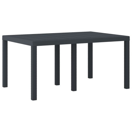 Mesa Exterior Antracita Plástico Mediana Duradera Mesa de Patio von , Gartentische - Ref: Foro24-871684, Preis: 130,52 €, Rab...
