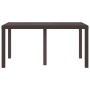 Mesa Exterior Marrón Plástico Grande Ligera von , Gartentische - Ref: Foro24-871685, Preis: 130,52 €, Rabatt: %