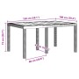 Mesa Exterior Marrón Plástico Grande Ligera von , Gartentische - Ref: Foro24-871685, Preis: 130,52 €, Rabatt: %