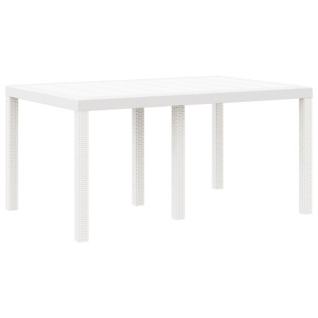 Mesa Exterior Blanca Polipropileno Mediana Duradera de , Mesas de jardín - Ref: Foro24-871686, Precio: 130,78 €, Descuento: %