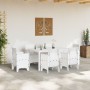 Mesa Exterior Blanca Polipropileno Mediana Duradera de , Mesas de jardín - Ref: Foro24-871686, Precio: 130,78 €, Descuento: %