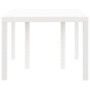 Mesa Exterior Blanca Polipropileno Mediana Duradera de , Mesas de jardín - Ref: Foro24-871686, Precio: 130,78 €, Descuento: %
