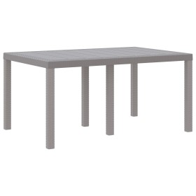 Mesa Exterior Gris Claro Plástico Mediana Duradera von , Gartentische - Ref: Foro24-871687, Preis: 132,74 €, Rabatt: -5%%