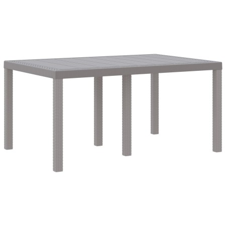Mesa Exterior Gris Claro Plástico Mediana Duradera de , Mesas de jardín - Ref: Foro24-871687, Precio: 135,18 €, Descuento: %