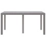 Mesa Exterior Gris Claro Plástico Mediana Duradera de , Mesas de jardín - Ref: Foro24-871687, Precio: 135,18 €, Descuento: %