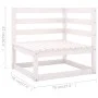 7-piece garden furniture set with solid pine wood cushions by vidaXL, Garden sets - Ref: Foro24-3076470, Price: 666,48 €, Dis...
