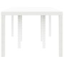 Mesa de Jardín Blanca 200x100x73 cm de Polyratán by , Garden tables - Ref: Foro24-871690, Price: 165,62 €, Discount: %