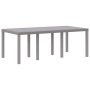 Mesa de jardín Gris Claro 200x100x73 cm de Polirratán by , Garden tables - Ref: Foro24-871691, Price: 165,62 €, Discount: %