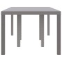 Mesa de jardín Gris Claro 200x100x73 cm de Polirratán de , Mesas de jardín - Ref: Foro24-871691, Precio: 165,50 €