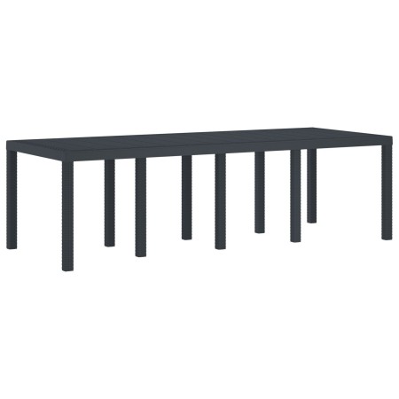 Mesa de Jardín Antracita 250x100x73 cm de Polyratán von , Gartentische - Ref: Foro24-871692, Preis: 186,24 €, Rabatt: %