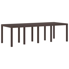 Mesa de Jardín Marrón 250x100x73 cm de Rattan Sintético von , Gartentische - Ref: Foro24-871693, Preis: 186,24 €, Rabatt: %