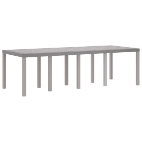 mesa de patio Gris claro Metal, materiales sintéticos Grande von , Gartentische - Ref: Foro24-871695, Preis: 189,96 €, Rabatt...
