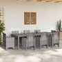 mesa de patio Gris claro Metal, materiales sintéticos Grande von , Gartentische - Ref: Foro24-871695, Preis: 189,96 €, Rabatt...