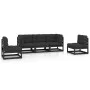 5-piece garden furniture set with solid pine wood cushions by vidaXL, Garden sets - Ref: Foro24-3076443, Price: 550,56 €, Dis...