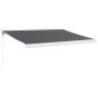 Toldo retráctil aluminio y tela gris antracita 3,5x2,5 m by , Awnings - Ref: Foro24-3154537, Price: 456,00 €, Discount: %