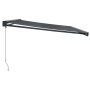 Toldo retráctil aluminio y tela gris antracita 4x3 m von , Markisen - Ref: Foro24-3154563, Preis: 521,59 €, Rabatt: %