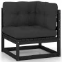 5-piece garden furniture set with solid pine wood cushions by vidaXL, Garden sets - Ref: Foro24-3076443, Price: 550,56 €, Dis...