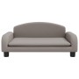 Sofá para niños de tela gris taupe 70x45x30 cm by , Baby and Toddler Furniture - Ref: Foro24-3196361, Price: 78,46 €, Discoun...